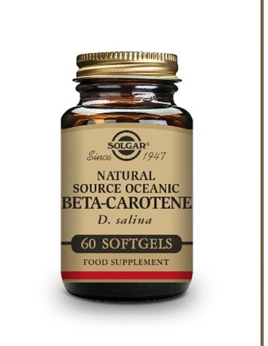 BetaCaroteno Oceánico (7 mg)  60 cápsulas blandas  Solgar