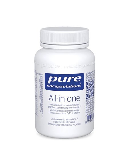 All in one 60Cap (24x61g) de Pure Encapsulations
