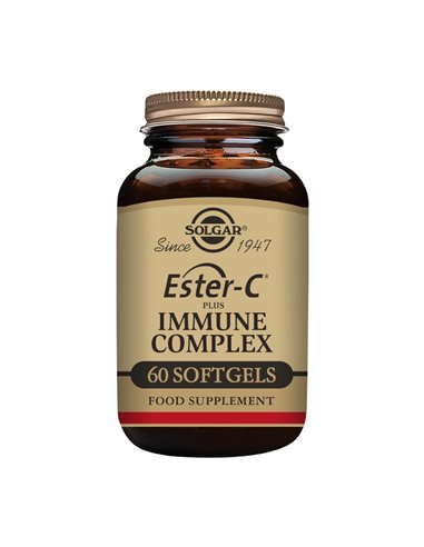 EsterC® Plus Inmune Complex   60 cápsulas blandas Solgar