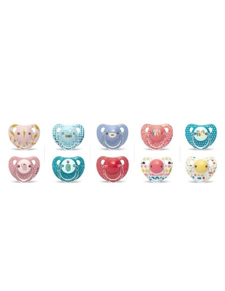 Chupete Fisiologico Silicona 6-18M 2 Unidades de Suavinex