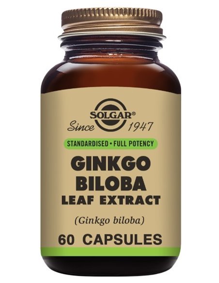 Ginkgo Biloba-Hoja-60Vegicaps de Solgar