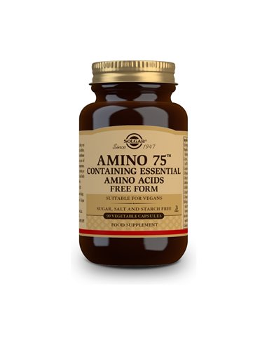 Amino 75  90 cápsulas vegetales Solgar