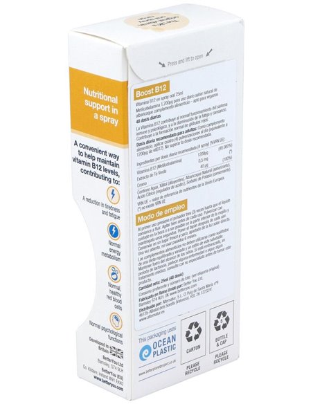 Boost B12 Spray Oral 25Ml. de Better You