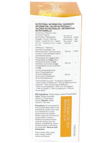 Altrient Vitamina C Liposomal 30 Sobres Altrient