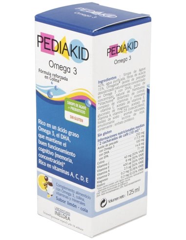 Pediakid Omega 3 Jarabe 125Ml. de Ineldea