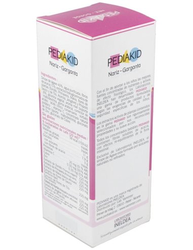 Pediakid Nariz-Garganta Jarabe 250Ml. de Ineldea