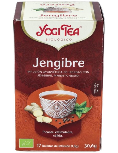 Yogi Tea Jengibre 17 X 1,8 G de Yogi Tea