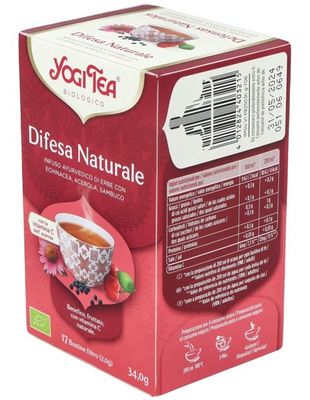 Yogi Tea Defensas Naturales 17 X 2 G de Yogi Tea