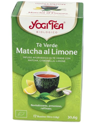 Yogi Tea Té Verde Matcha Limón 17 X 1,8 G de Yogi Tea