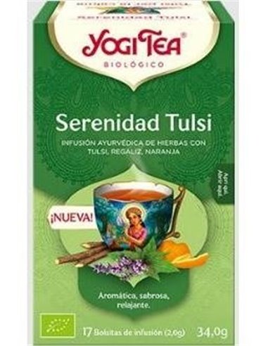 Yogi Tea Serenidad Tulsi 17Infusiones. Bio de Yogi Tea