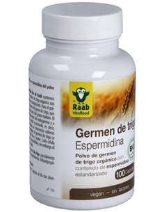 Germen de trigo con espermidina  600mg, bote 100ud de Raab Vitalfood