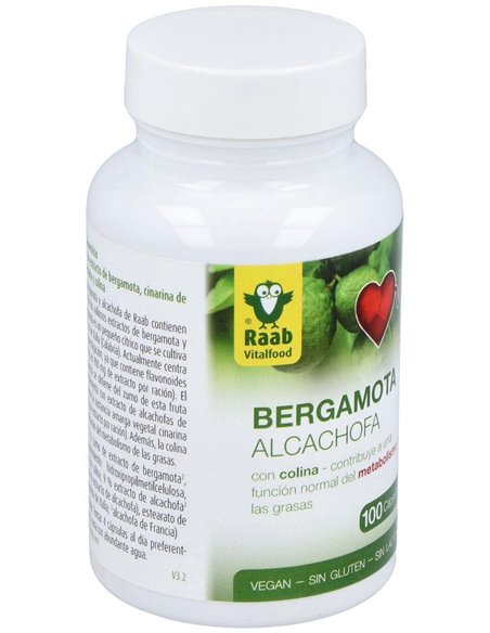 Bergamota-Alcachofa 100Cap. Sg Vegan de Raab Vitalfood
