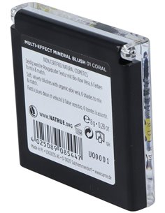 Colorete Multi Effect 6 Tonos 01 Coral 8Gr. de Sante Naturkosmetik