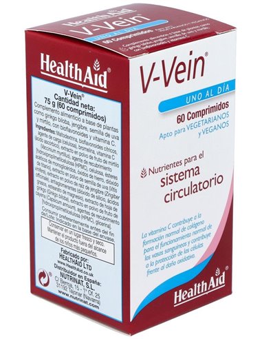 V-Vein 60Comp. Health Aid de Health Aid