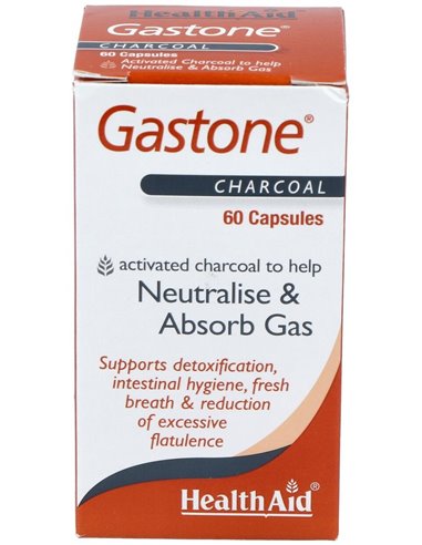 Gastone (Carbon Puro) 260Mg. 60Cap. Health Aid de Health Aid