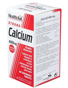 Calcio 600 Mg 60 Comp de Health Aid