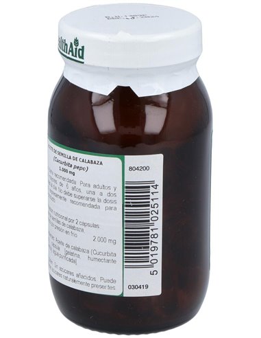 Aceite De Semilla De Calabaza 1.000 Mg 60 Cáps de Health Aid
