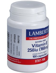 Vitamina E Natural 250 UI de Lamberts
