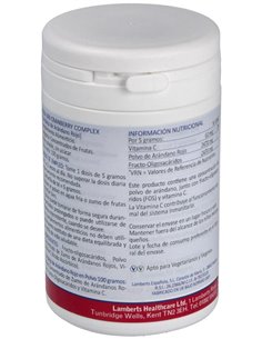 Complejo de Arándano con FOS y Vitamina C en Polvo 100 g de Lamberts