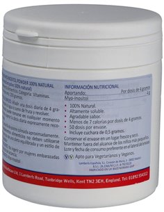 Myo Inositol en polvo 100% Natural 200 g de Lamberts
