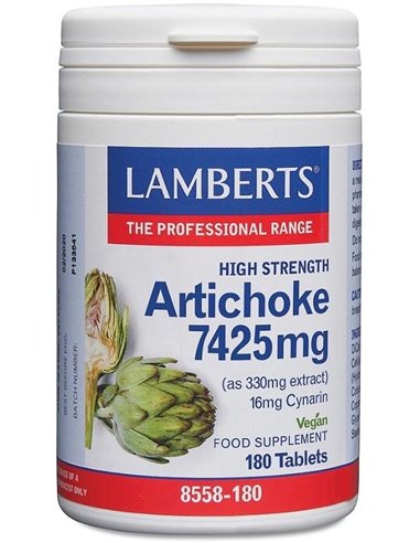 Alcachofa 7425 mg (16 mg de Cinarina) de Lamberts