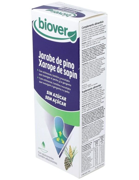 Jarabe De Pino Sin Azucar 150Ml de Biover