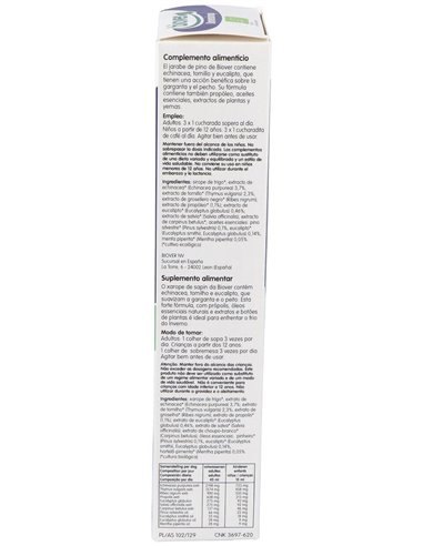 Jarabe De Pino 250Ml. Bio de Biover