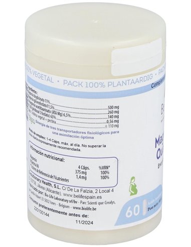 Magnesium Quatro 900 60Cap. de Be-Life