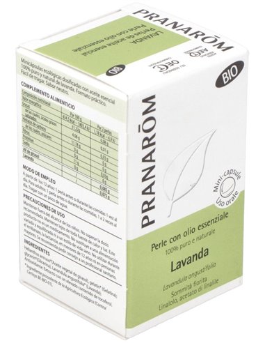 Lavanda Aceite Esencial En Perlas 60Perlas de Pranarom Aceites