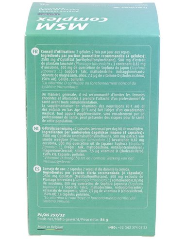 Msm Complex (Reactivit) 90Cap. Ortho-Nat de Ortho Nat
