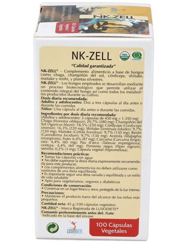 Nk-Zell 100Cap. Lusodiete de Lusodiete