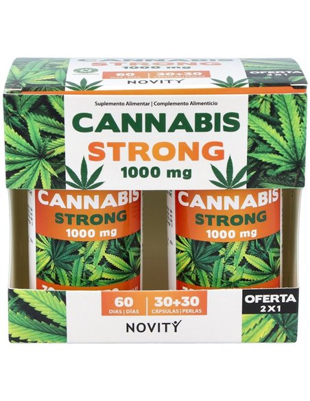 Cannabis Strong 1000Mg. 30+30Cap. de Dietmed