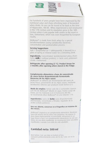 Molkosan 500Ml. de A.Vogel