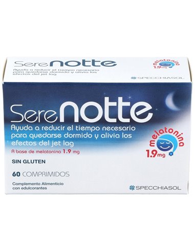 Melatonina 1,9Mg. (Serenotte) 60Comp.Mast. de Specchiasol