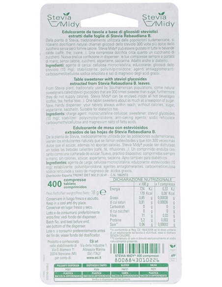 Stevia 400Comp. de Trepatdiet-Esi