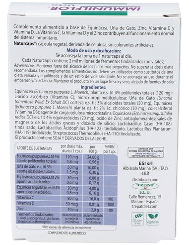 Immunilflor Urto 30Cap. de Trepatdiet-Esi