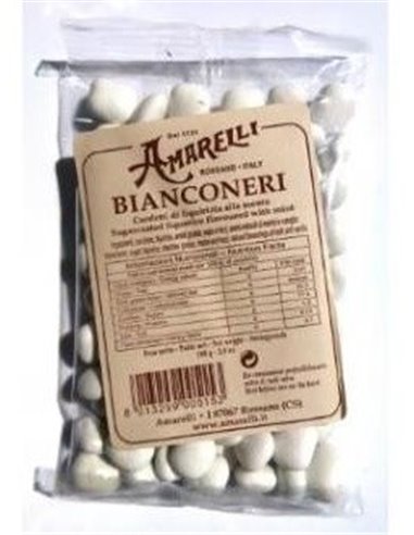 Bianconeri Regaliz A La Menta Expo 10X100Gr. de Amarelli