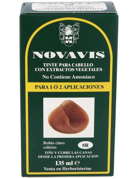 Tinte Novavis 8R Rubio Claro Cobrizo 135Ml. de Novavis