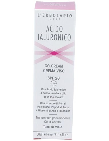 Acido Hialuronico Cc Crema Tono Miel 50Ml. de L´Erbolario
