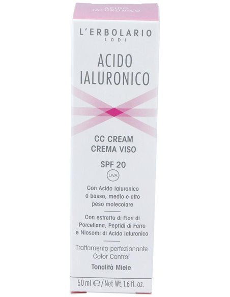 Acido Hialuronico Cc Crema Tono Miel 50Ml. de L´Erbolario