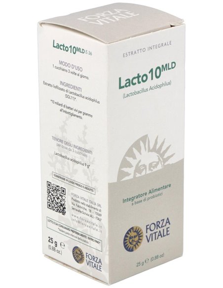 Lacto 10 (Lactobacillus Acidophilus) 25Gr. E-36 de Forza Vitale