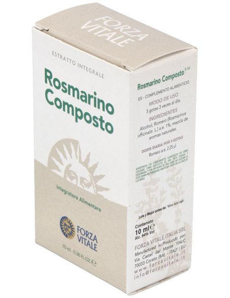 Rosmarino Composto (Plomo) Metal Espagirico 10Ml. de Forza Vitale