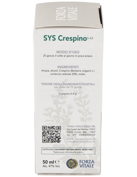 Sys.Crespino 50Ml. de Forza Vitale