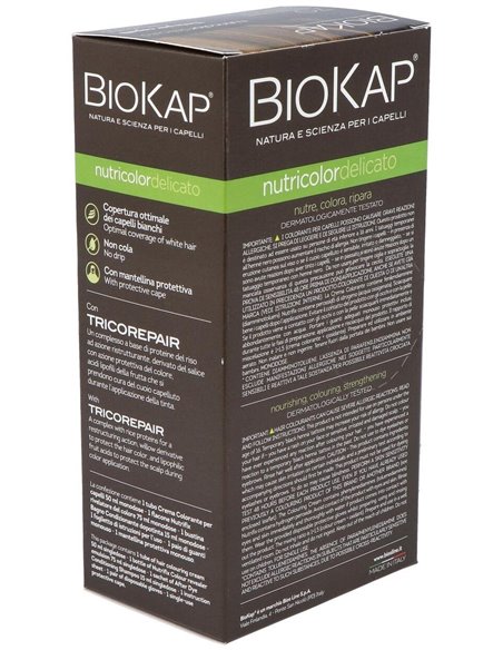 Tinte Rubio Medio Natural 140Ml. 7.0 Delicato de Biokap