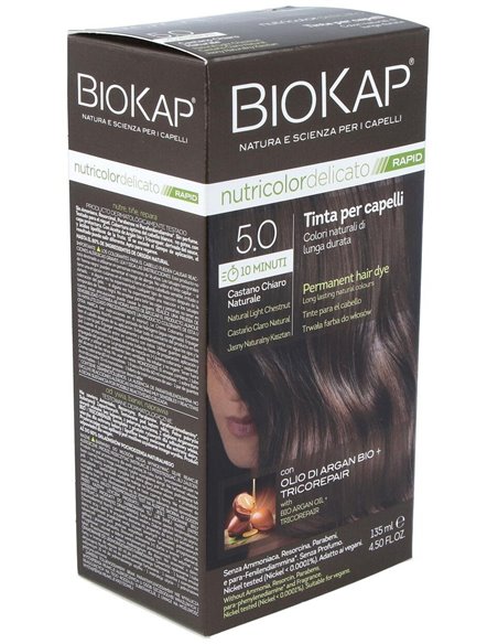 Biokap Rapid Castaño Claro Natural 5.0 Tubo 140Ml. de Biokap