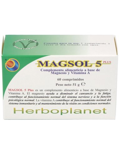 Magsol 5 Plus 60Comp. de Herboplanet