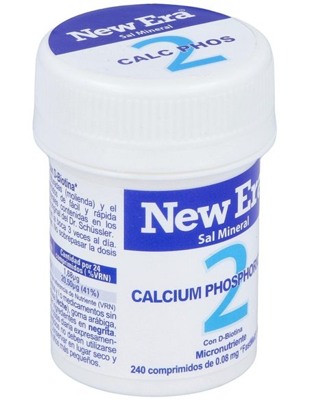 Sal Schussler Nº2 Calcium Phosphoricum 240Comp. de New Era
