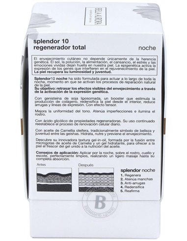 Splendor 10 Noche Crema 50Ml. de Bella Aurora