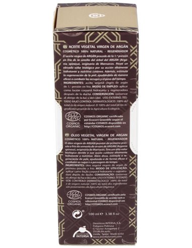 Aceite Vegetal De Argan 100Ml. Bio de Esential Aroms