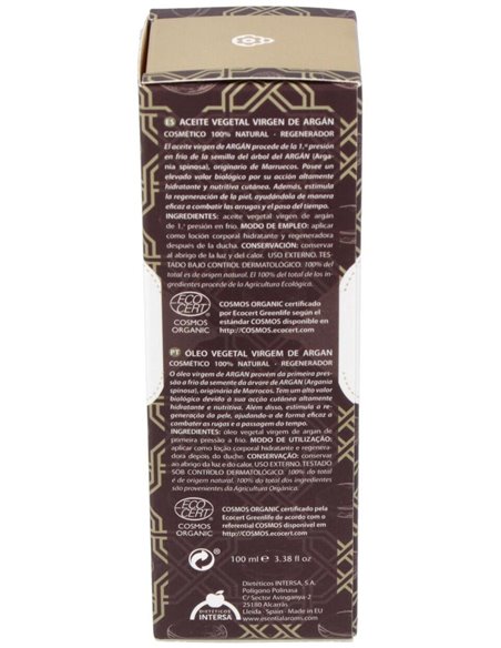 Aceite Vegetal De Argan 100Ml. Bio de Esential Aroms